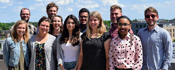The Peace Corps Fellows Program members pose for a photo.