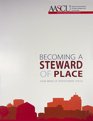 Cover photo of Becoming a Steward of Place: Four Areas of Institutional Focus